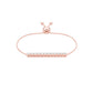 Lines of Her Light Diamond Flexi Bracelet 18 KT / Rose Gold