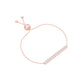 Lines of Her Light Diamond Flexi Bracelet 18 KT / Rose Gold