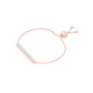 Lines of Her Light Diamond Flexi Bracelet 18 KT / Rose Gold