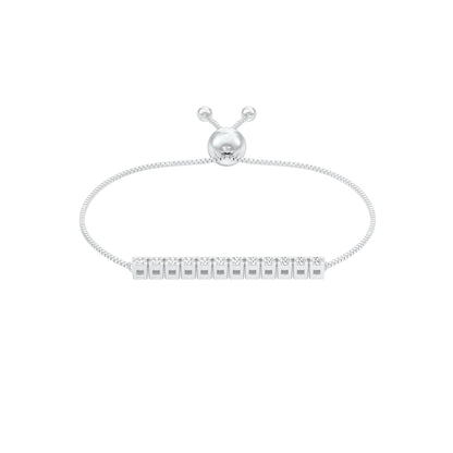 Lines of Her Light Diamond Flexi Bracelet 18 KT / White Gold