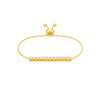 Lines of Her Light Diamond Flexi Bracelet 18 KT / Yellow Gold