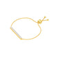 Lines of Her Light Diamond Flexi Bracelet 18 KT / Yellow Gold