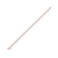 Garland of Brilliance Diamond Tennis Bracelet 18 KT / Rose Gold