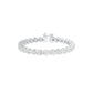 Garland of Brilliance Diamond Tennis Bracelet 18 KT / White Gold