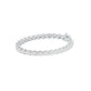 Garland of Brilliance Diamond Tennis Bracelet 18 KT / White Gold