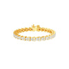 Garland of Brilliance Diamond Tennis Bracelet 18 KT / Yellow Gold