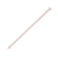 Couture Clasp Diamond Tennis Bracelet 18 KT / Rose Gold