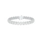 Couture Clasp Diamond Tennis Bracelet 18 KT / White Gold