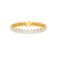 Couture Clasp Diamond Tennis Bracelet 18 KT / Yellow Gold