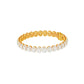 Couture Clasp Diamond Tennis Bracelet 18 KT / Yellow Gold