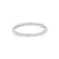 Runway Polished Diamond Tennis Bracelet 18 KT / White Gold