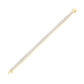 Runway Polished Diamond Tennis Bracelet 18 KT / Yellow Gold