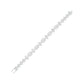 Luxe Loop Diamond Tennis Bracelet 18 KT / White Gold