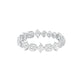 Luxe Loop Diamond Tennis Bracelet 18 KT / White Gold