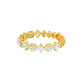 Luxe Loop Diamond Tennis Bracelet 18 KT / Yellow Gold