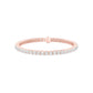 Classic & Composed Diamond Tennis Bracelet 18 KT / Rose Gold