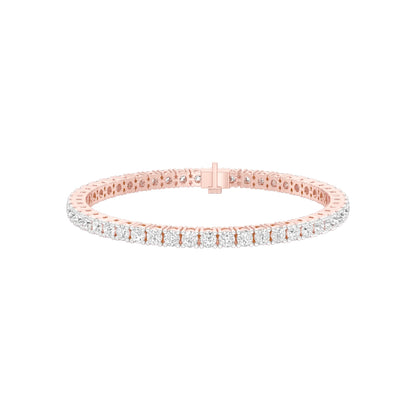 Classic & Composed Diamond Tennis Bracelet 18 KT / Rose Gold