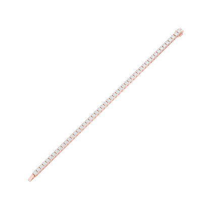 Classic & Composed Diamond Tennis Bracelet 18 KT / Rose Gold