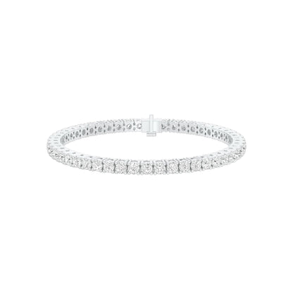 Classic & Composed Diamond Tennis Bracelet 18 KT / White Gold