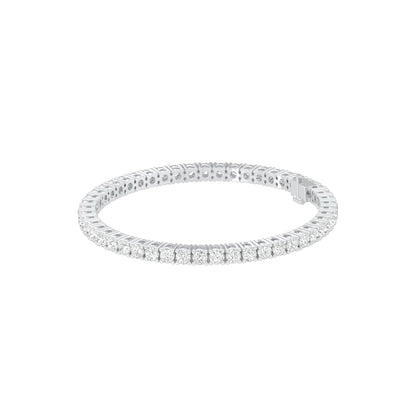 Classic & Composed Diamond Tennis Bracelet 18 KT / White Gold