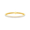 Classic & Composed Diamond Tennis Bracelet 18 KT / Yellow Gold