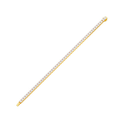 Classic & Composed Diamond Tennis Bracelet 18 KT / Yellow Gold