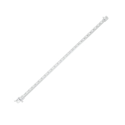 Queen's Code Diamond Tennis Bracelet 18 KT / White Gold