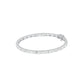 Queen's Code Diamond Tennis Bracelet 18 KT / White Gold