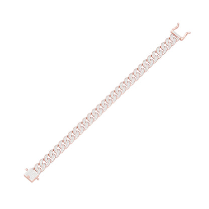 Star Embellished Diamond Tennis Bracelet 18 KT / Rose Gold
