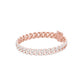 Star Embellished Diamond Tennis Bracelet 18 KT / Rose Gold