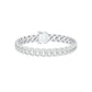 Star Embellished Diamond Tennis Bracelet 18 KT / White Gold