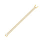 Star Embellished Diamond Tennis Bracelet 18 KT / Yellow Gold