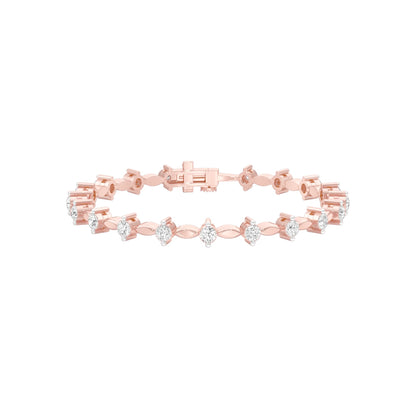 Vow & Veil Diamond Tennis Bracelet 18 KT / Rose Gold