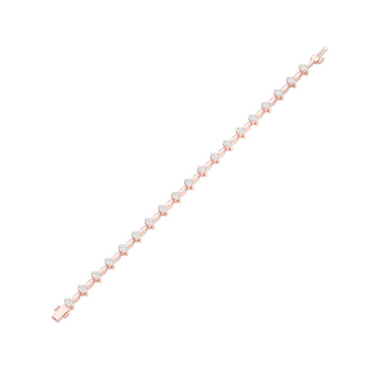Vow & Veil Diamond Tennis Bracelet 18 KT / Rose Gold