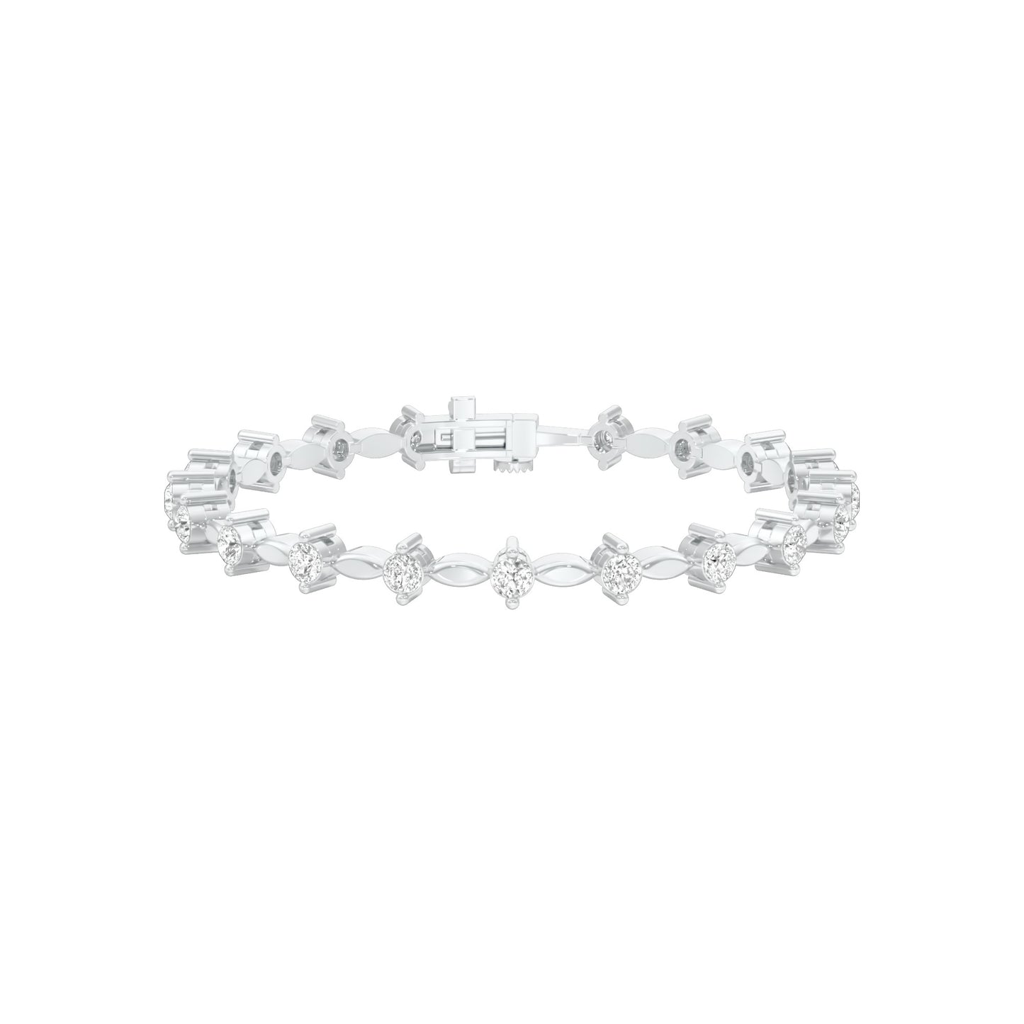 Vow & Veil Diamond Tennis Bracelet 18 KT / White Gold