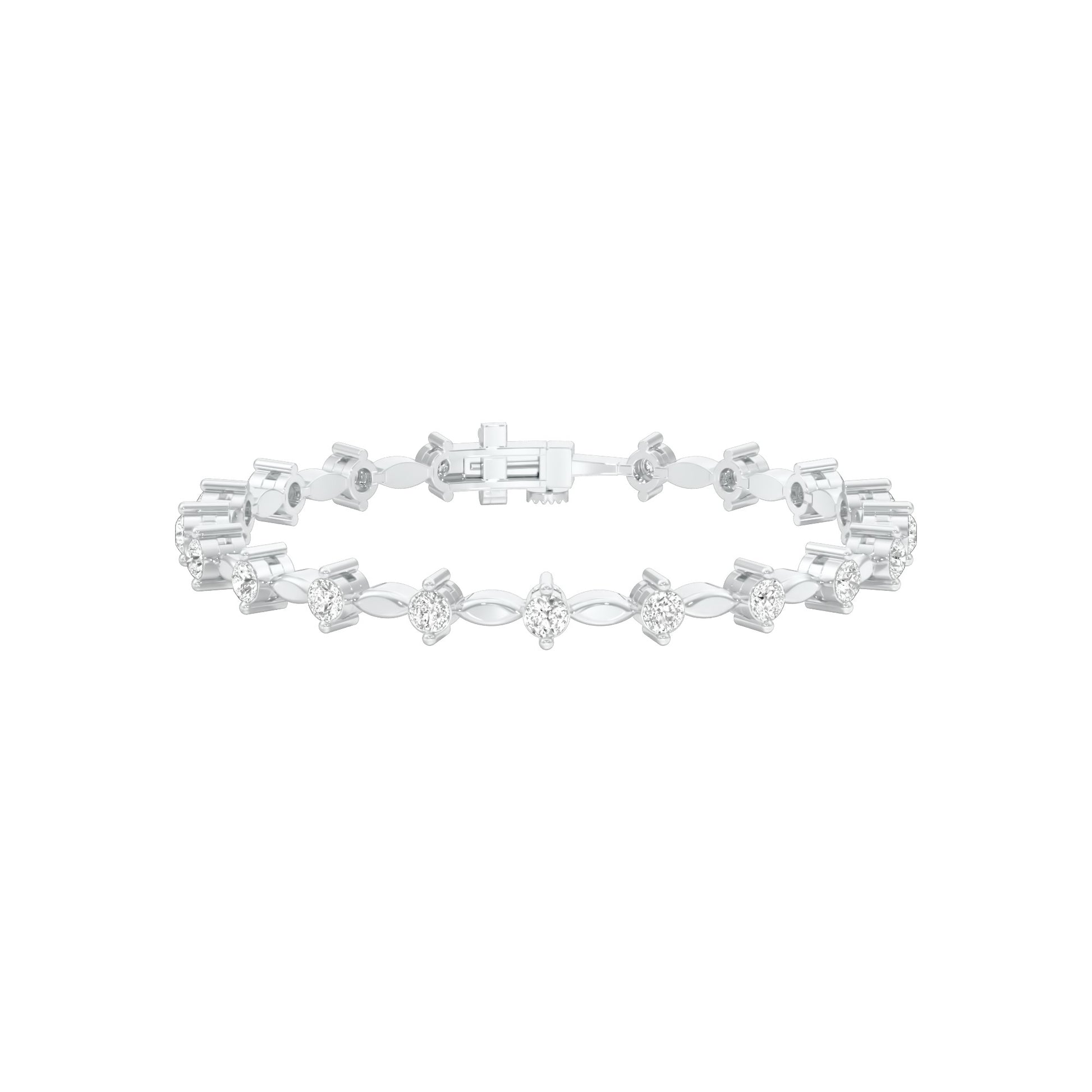 Vow & Veil Diamond Tennis Bracelet 18 KT / White Gold