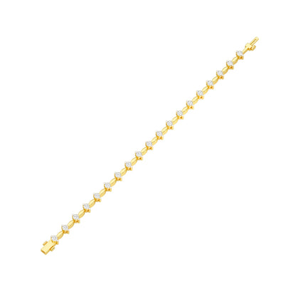 Vow & Veil Diamond Tennis Bracelet 18 KT / Yellow Gold