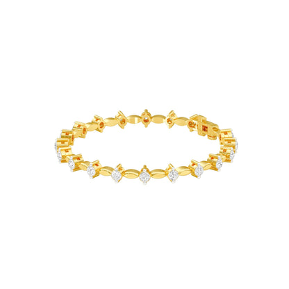 Vow & Veil Diamond Tennis Bracelet 18 KT / Yellow Gold