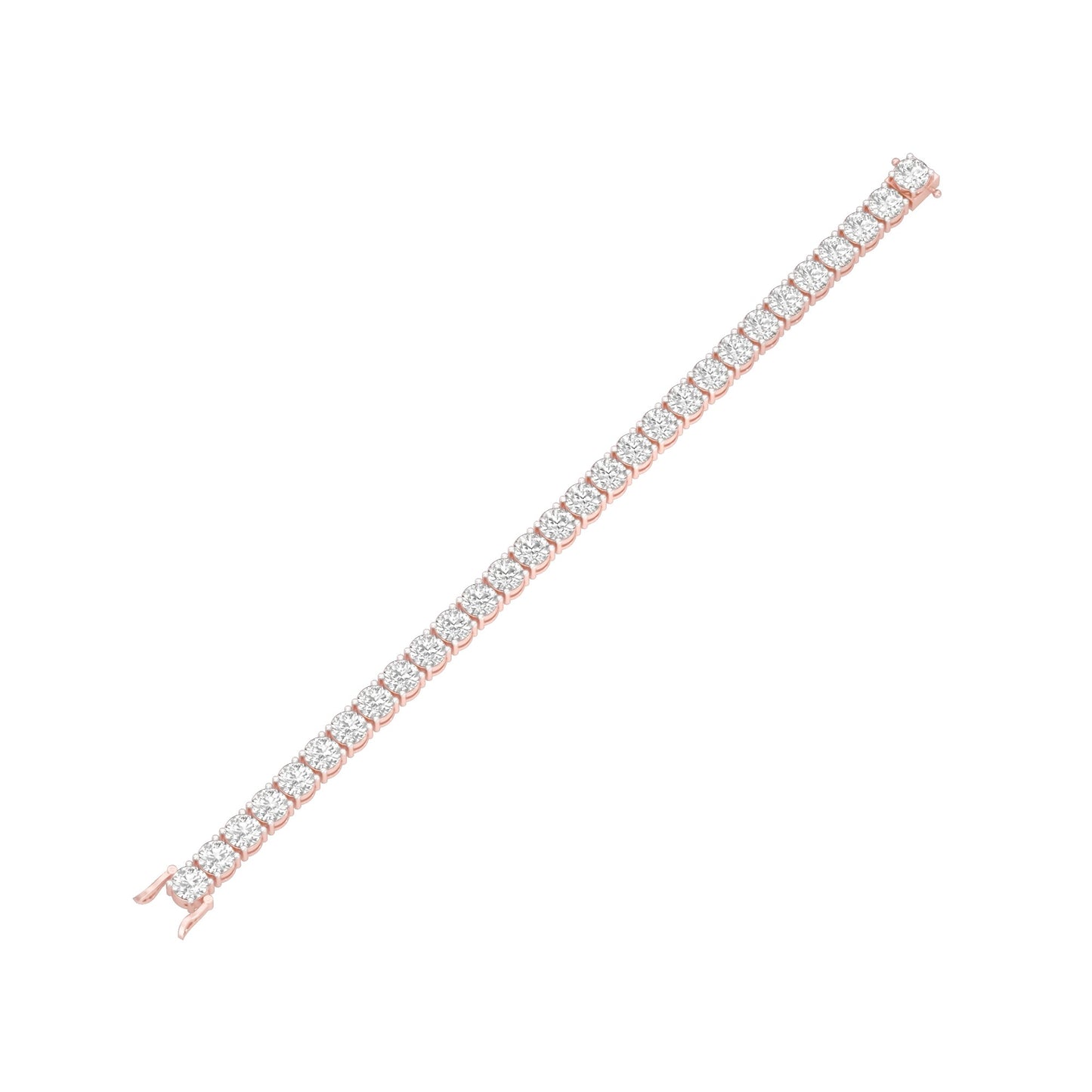 Infinity Glow Diamond Tennis Bracelet 18 KT / Rose Gold