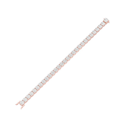 Infinity Glow Diamond Tennis Bracelet 18 KT / Rose Gold