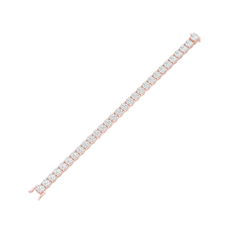 Infinity Glow Diamond Tennis Bracelet 18 KT / Rose Gold