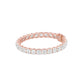 Infinity Glow Diamond Tennis Bracelet 18 KT / Rose Gold