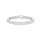Infinity Glow Diamond Tennis Bracelet 18 KT / White Gold