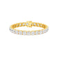 Infinity Glow Diamond Tennis Bracelet 18 KT / Yellow Gold