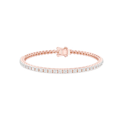 Not Owned But Claimed Diamond Tennis Bracelet 18 KT / Rose Gold