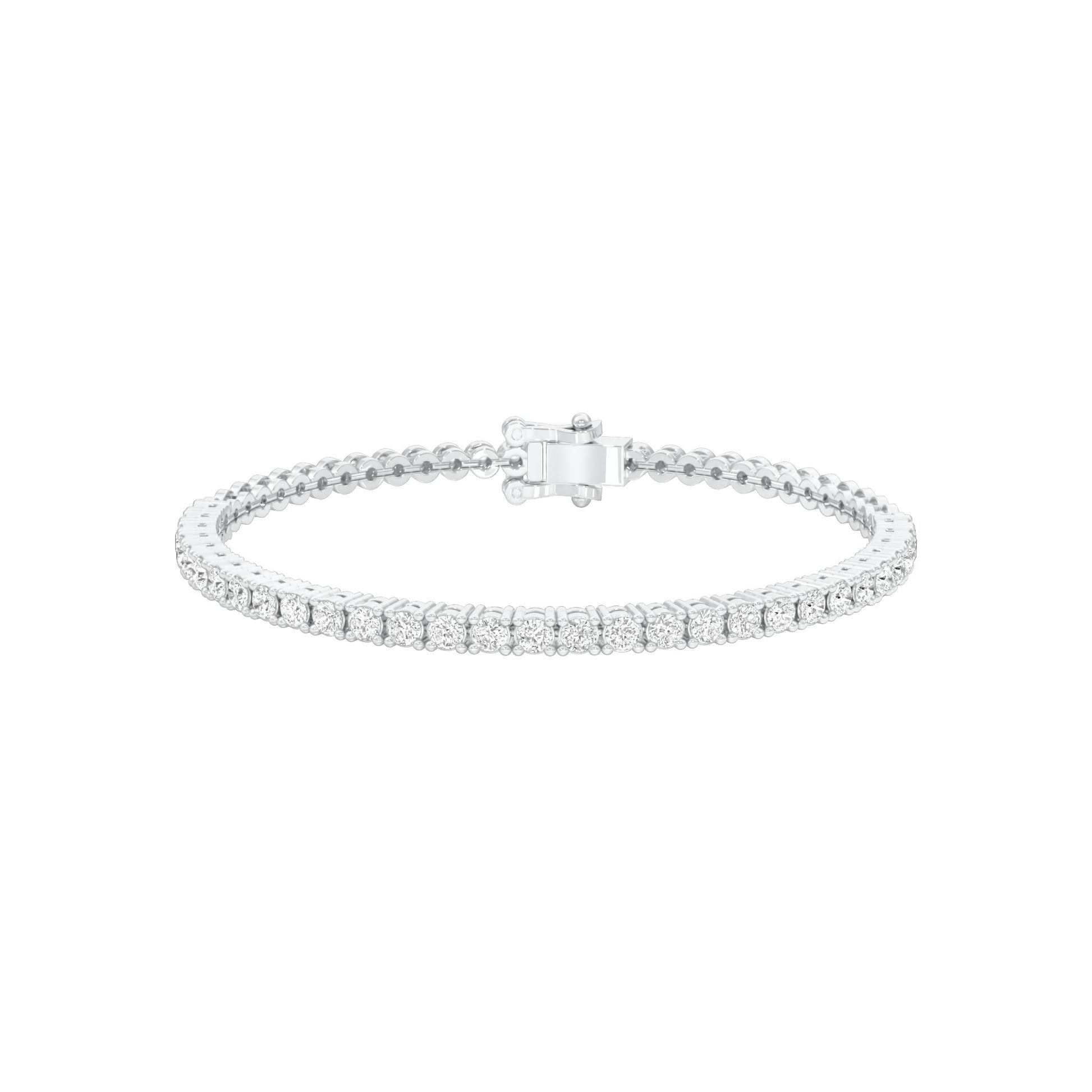 Not Owned But Claimed Diamond Tennis Bracelet 18 KT / White Gold