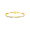 Not Owned But Claimed Diamond Tennis Bracelet 18 KT / Yellow Gold