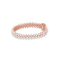 Aligned Rows Diamond Kada Bracelet 18 KT / Rose Gold