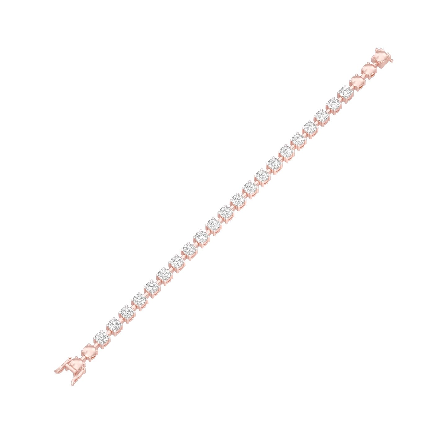 Brilliance She Is Diamond Tennis Bracelet 18 KT / Rose Gold
