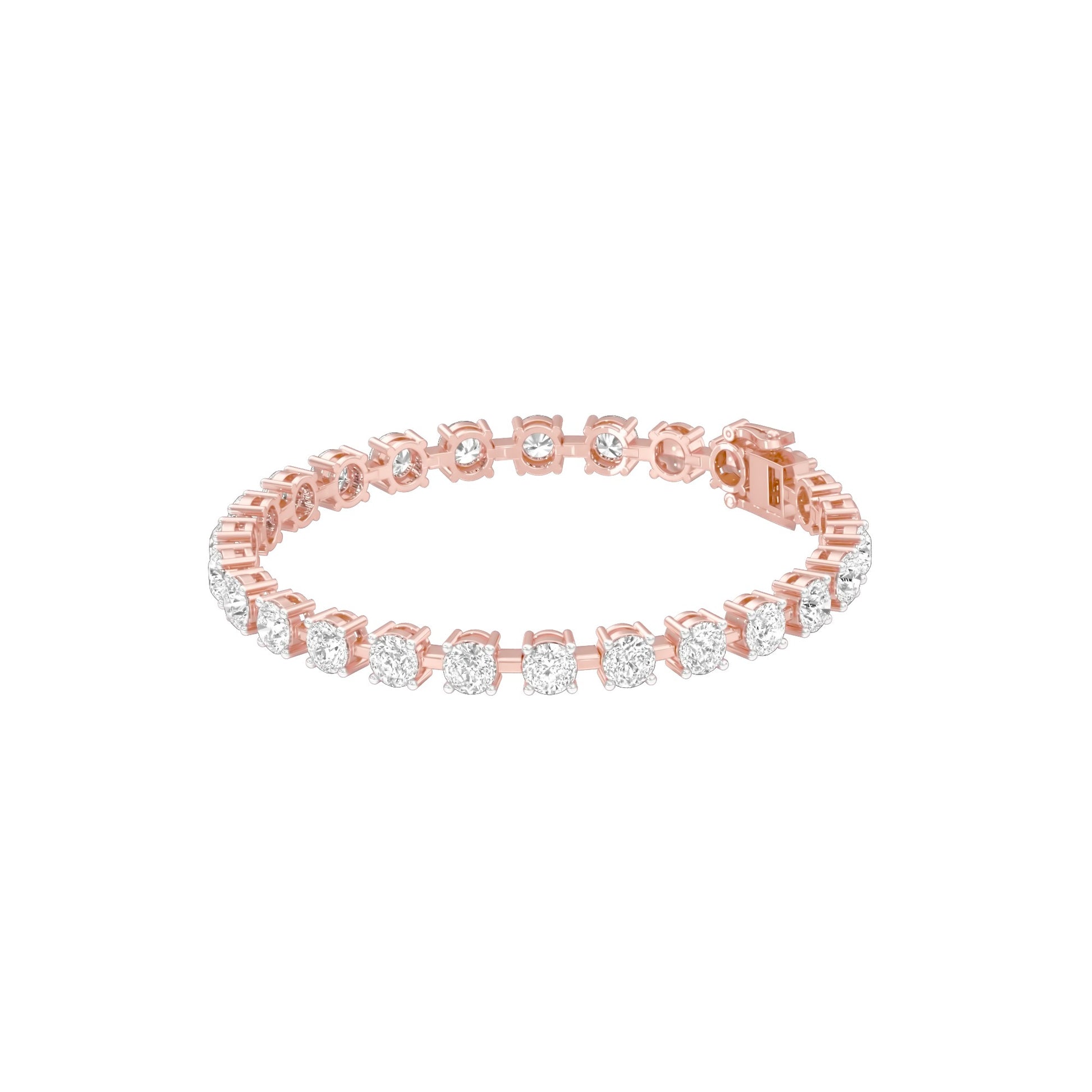 Brilliance She Is Diamond Tennis Bracelet 18 KT / Rose Gold